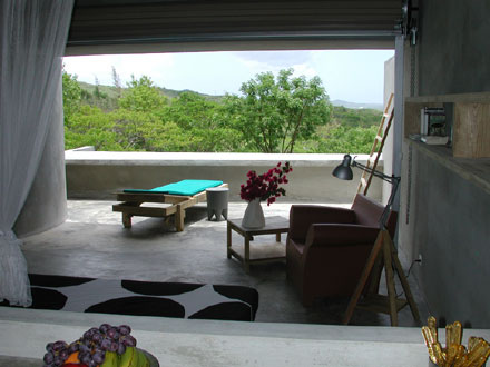 Casa Rectangular - Loft 5 Caribbean view from bed